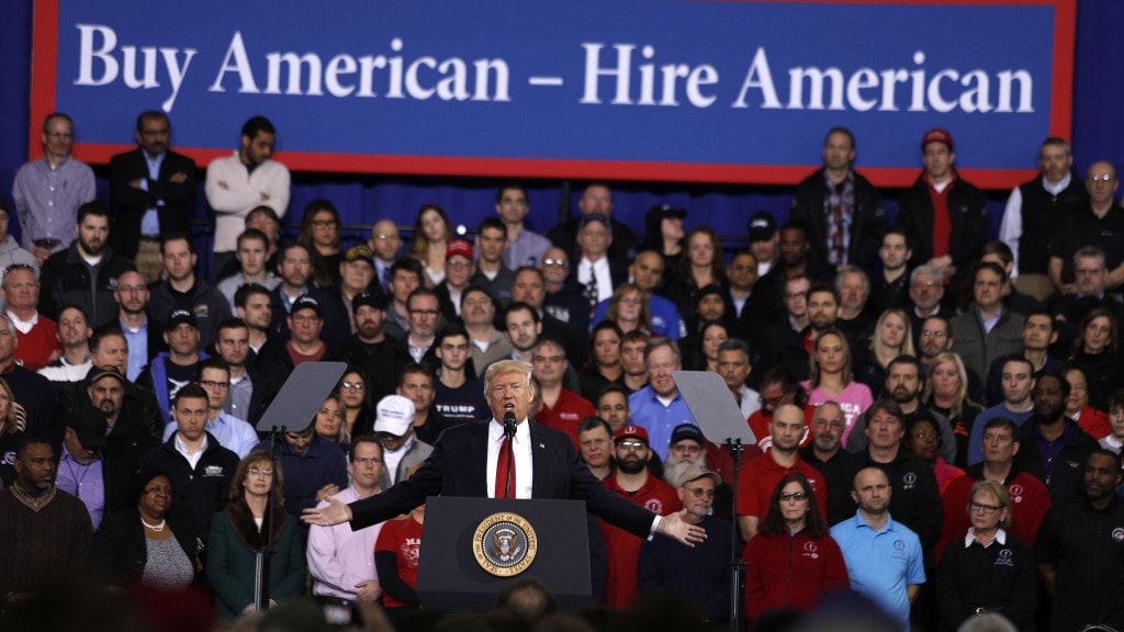 Trump - buy American, Hire American