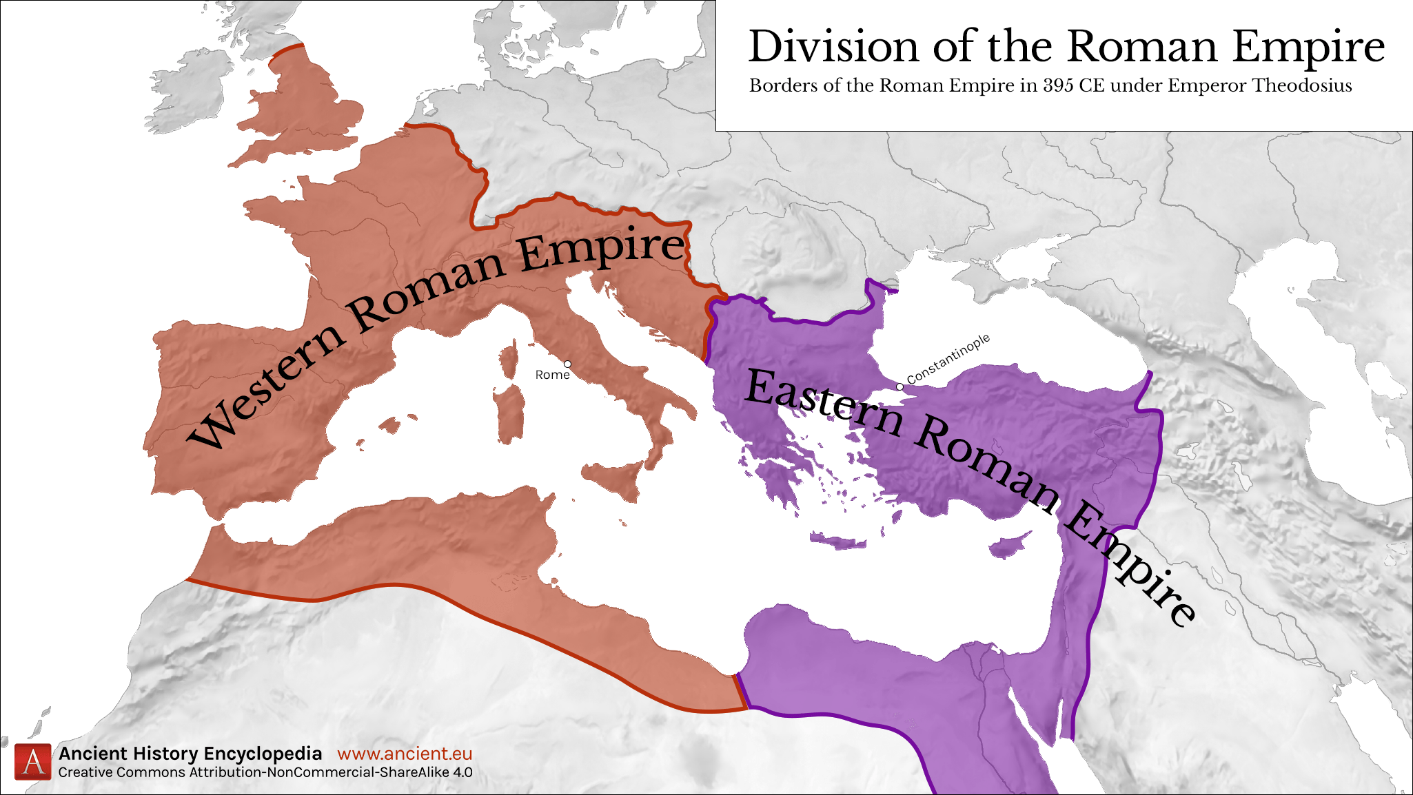 Eastern and Western Roman Empire