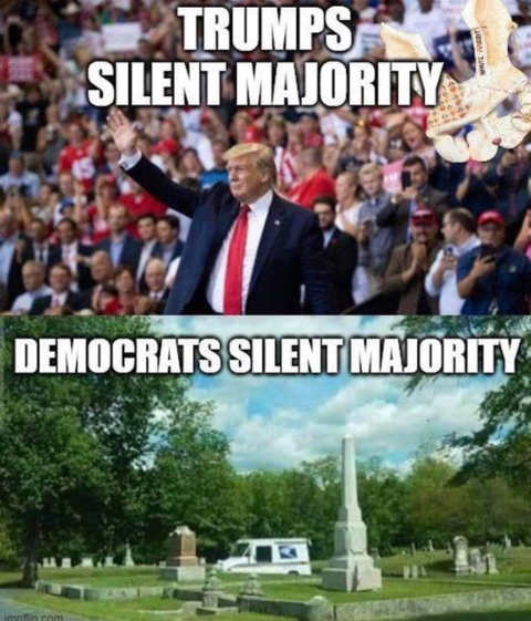 Trump and Creepy's silent majority