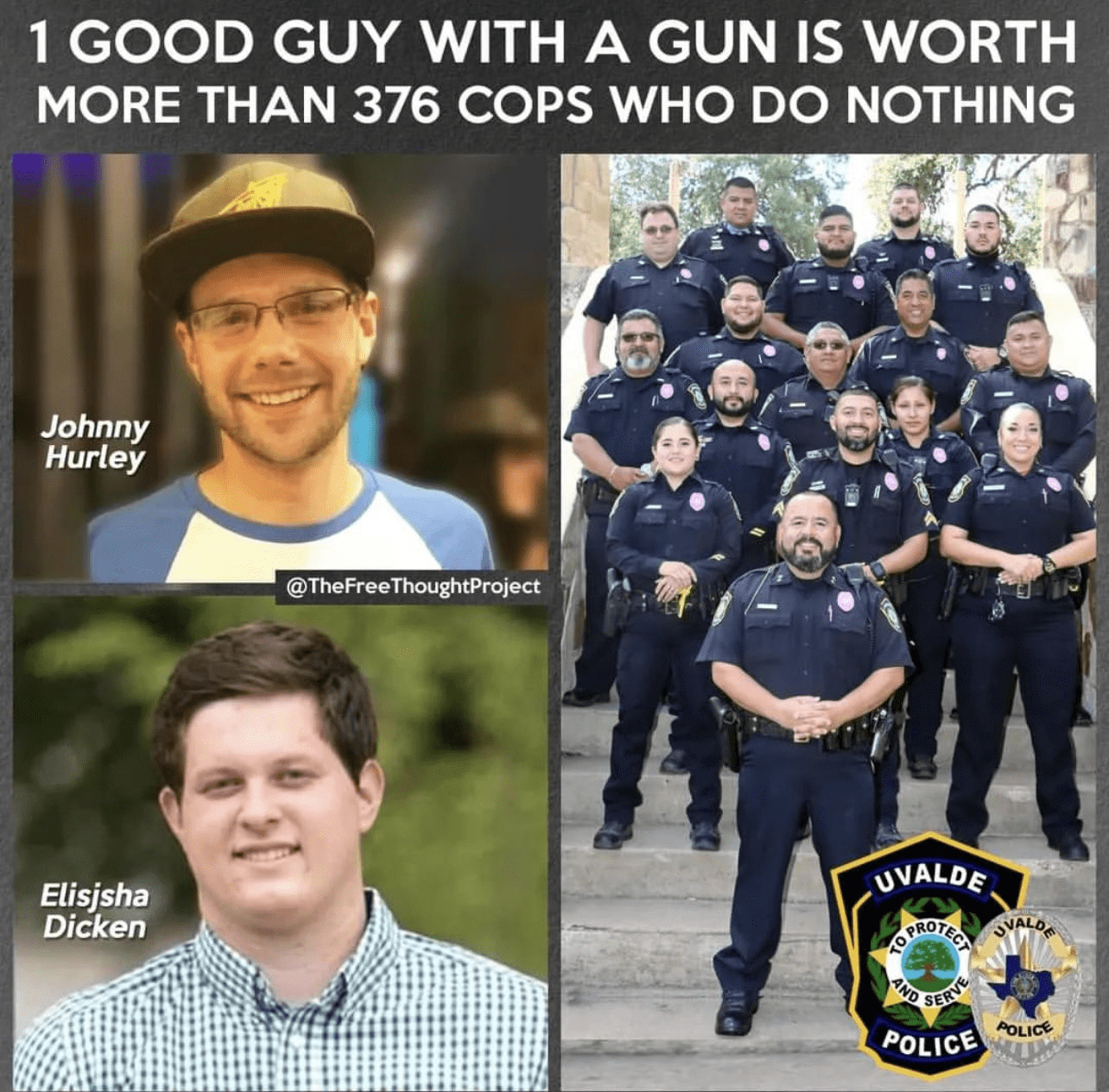 1 good guy with a gun