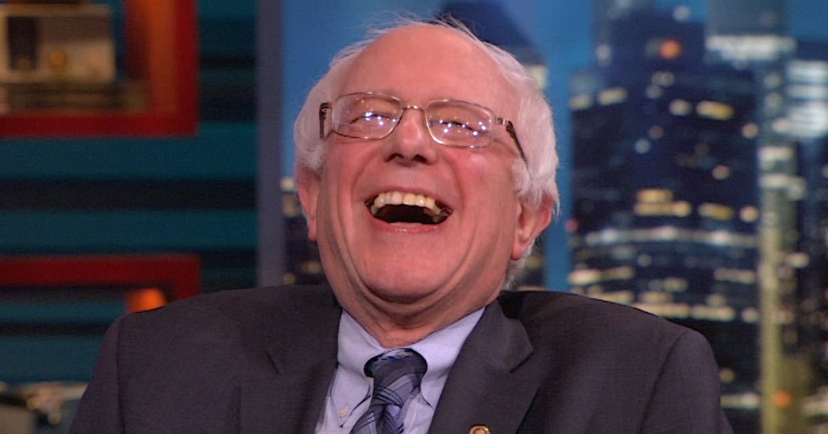 Bernie laughing