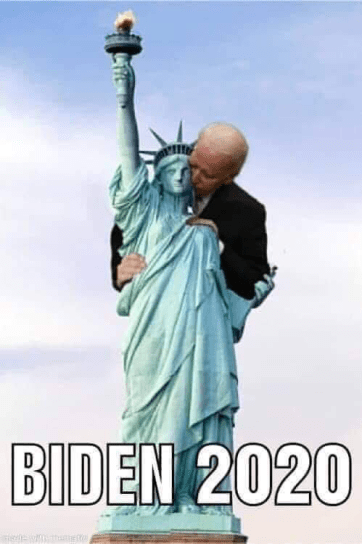 Biden Statue of Liberty