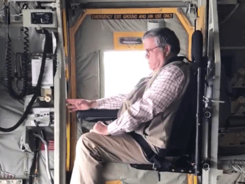 Barr on the jumpseat
