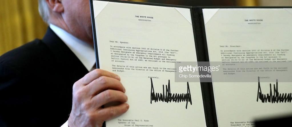 Trump signs tax cuts