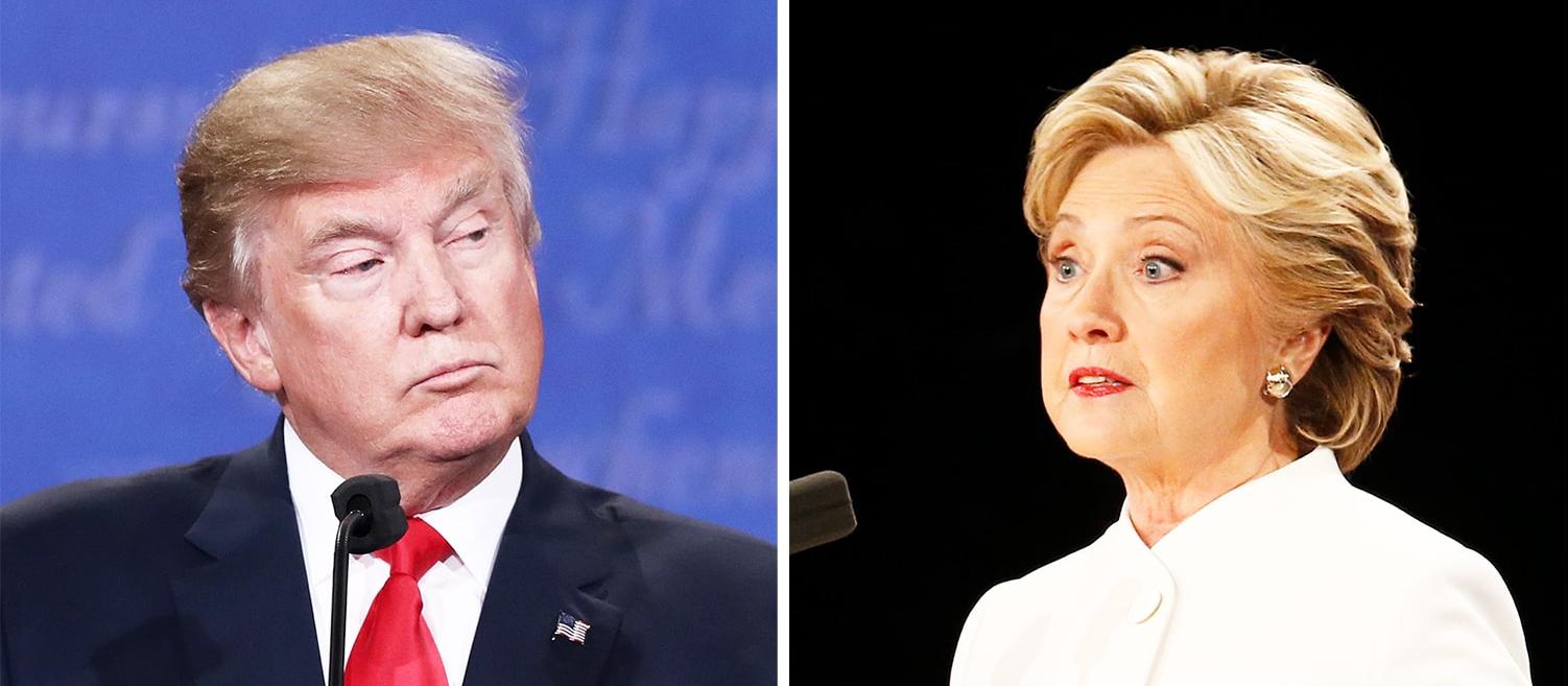 Trump and Clinton debate