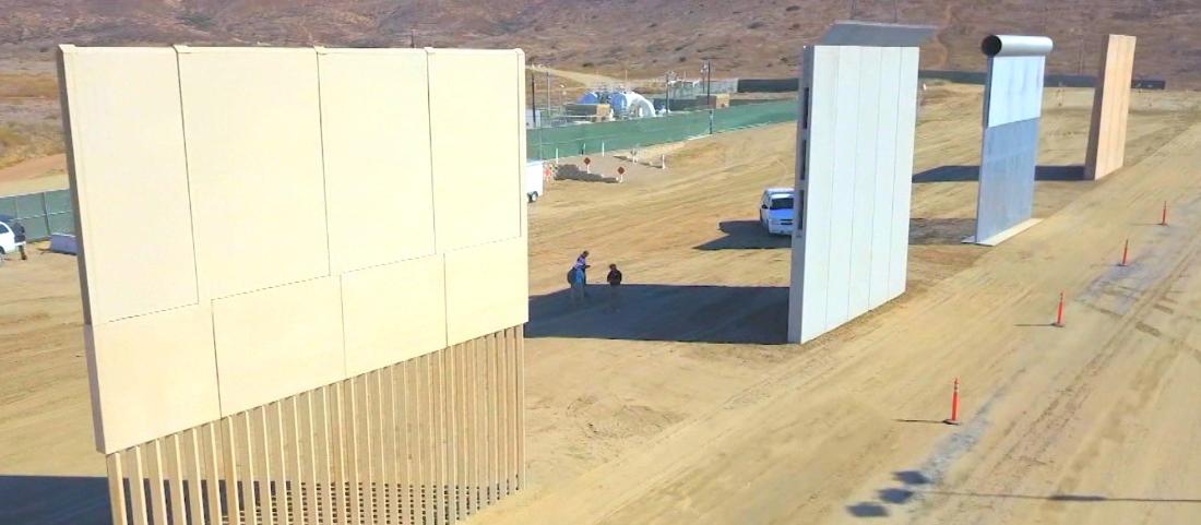 Border wall prototypes