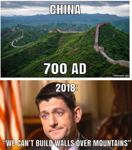 China wall, Paul Ryan