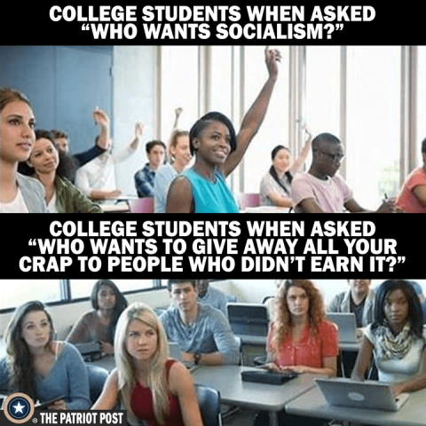 College students and socialism