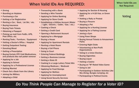 Voter ID laws