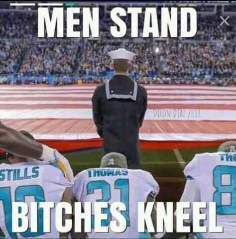 Men stand