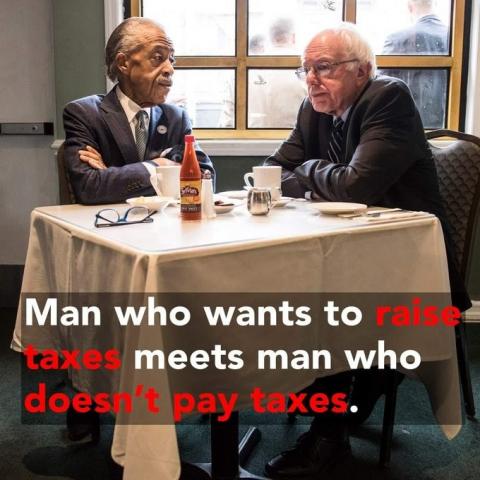 Sanders meets Sharpton