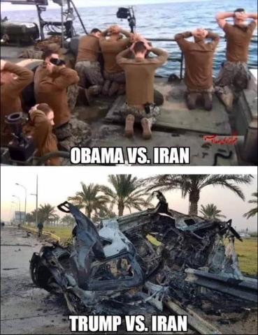 Obama vs Iran, Trump vs Iran
