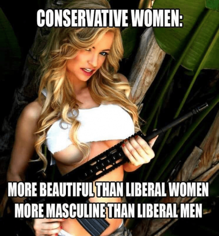 Conservative woman