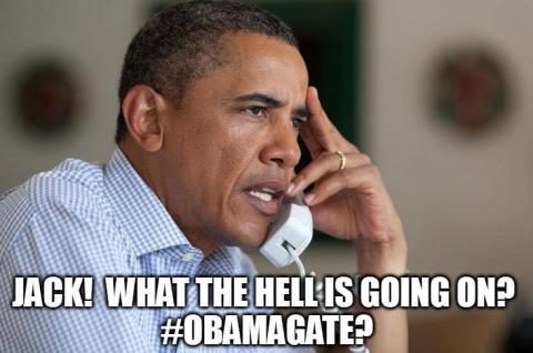 Hussein upset about obamagate