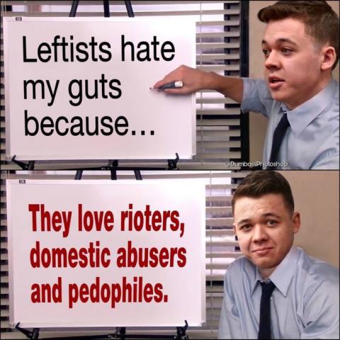 Leftists hate Kyle Rittenhouse
